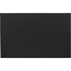 A black leather cover for a travel card set, featuring a smooth texture and a simple design.
