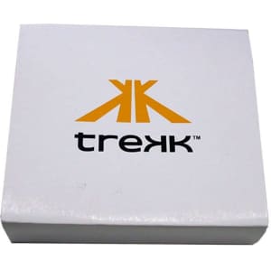 A white box with an orange logo and branding for the Trekk Deluxe Multi Tool product.