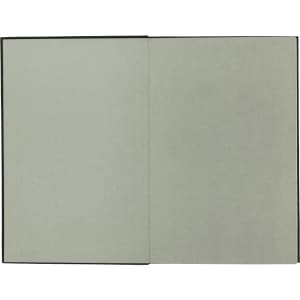 A Colour Pop JournalBook featuring a sleek black cover and green pages inside. It has a logo on the cover.