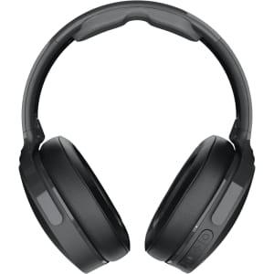 A pair of black Skullcandy Hesh ANC wireless headphones, featuring a sleek design and adjustable headband.