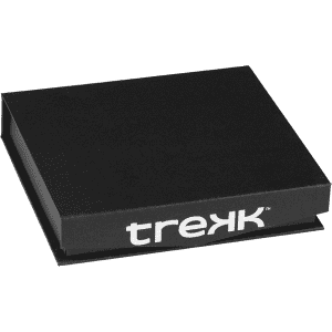 A black box containing the Trekk Survival Multi-Tool, featuring a logo on the front.