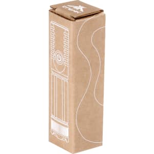 A cardboard box containing the Trekk 3W LED Torch, featuring a simple line drawing of the torch on the packaging.