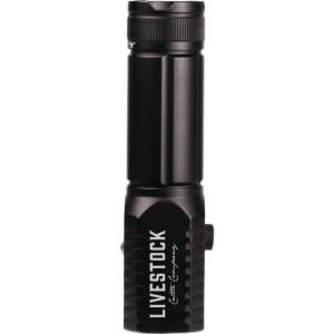 A black Trekk 3W LED torch with a textured grip and a logo on the body.