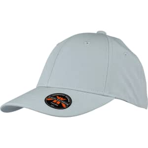 A light grey Falcon Flex Cap with a curved brim and a branding logo on the side.
