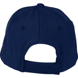 A navy blue Falcon Flex Cap featuring a curved brim and an adjustable strap at the back.