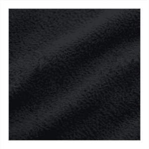 A close-up of black, textured fabric showcasing the material of the Porter Eco Insulated Shacket.