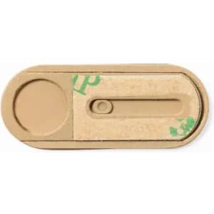 A product with a beige exterior and a sliding mechanism, featuring a circular section, suitable for various uses.