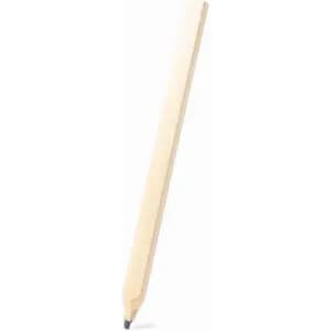 A wooden pencil with a pointed tip and no visible branding or markings.