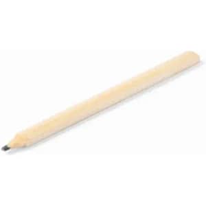 A white pencil with a sharpened tip, featuring a smooth cylindrical body. It has a simple design without additional markings.