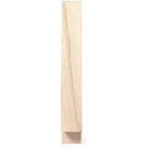 A wooden product with a smooth, light-coloured finish and a minimalistic design. It has a simple, rectangular shape.