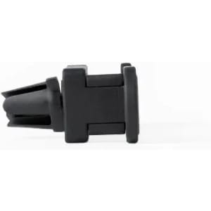 A black drink bottle cap with a spout, designed for easy pouring. The cap features a simple, modern design.