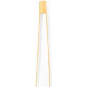 A pair of bamboo chopsticks with a smooth, natural finish and a rounded end.