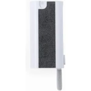 A white promotional product with a grey textured surface and a small applicator tip at the base.