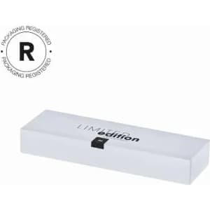 A sleek white box with 'LIMITED edition' printed on the top and featuring a logo.