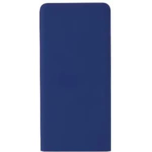 A drink bottle in a solid navy blue colour with a sleek design and a logo on the surface.