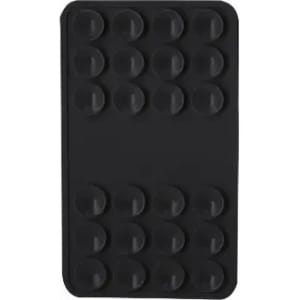 A black silicone mat with 20 circular indentations, designed for holding or organising items.