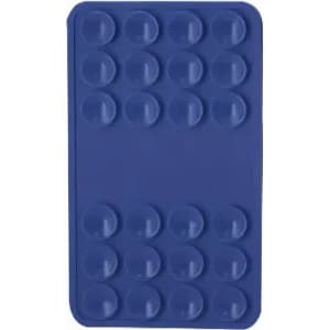 A blue silicone tray featuring 16 round cavities for making drinks or snacks. It has a simple logo on one side.