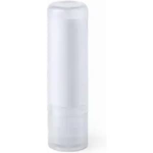 A drink bottle in clear plastic with a cylindrical shape and a twist-off cap. It features a logo.