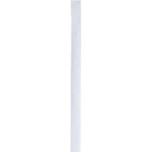 A white polyester fabric roll, neatly rolled, shown against a plain background. It has a branding logo visible.