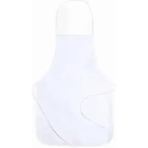 A drink bottle in white with a sleek design and a simple twist cap. Features a logo on the body.