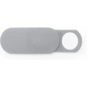 A grey product with an oval shape and a circular cut-out, featuring a simple design and no visible branding.