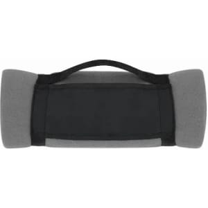 A grey foam support with a black handle in the centre, designed for comfort and ease of use.
