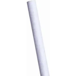 A white drink bottle with a sleek design and a simple, branded logo.