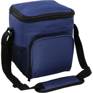 A blue Cruiser Waterproof Cooler bag with a zippered main compartment and a front pocket, featuring a strap.