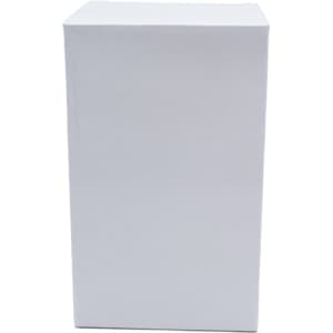 A plain white box, rectangular in shape, with no visible branding or design.