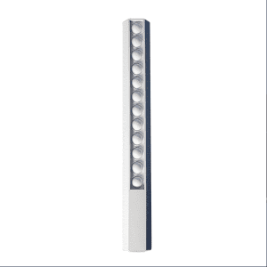 A 30cm popper ruler in white, featuring multiple popper buttons along its length. It has a simple design with a logo.