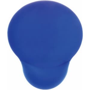A blue Balloon Gel Pad with a smooth, rounded surface, designed for use as a mouse mat.