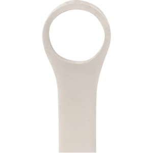 A white Active USB flash drive with a looped design, featuring a simple, minimalist structure and a logo.