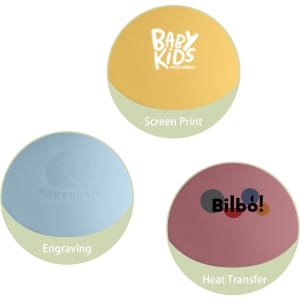 A drink bottle in pastel colours featuring a silicone design and multiple branding options, including screen print and engraving.