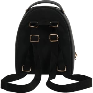 A black EVA Holes Backpack featuring adjustable straps and a sturdy handle, with a branded logo.