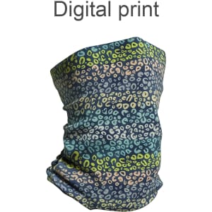 A multitasker in bright, multicoloured digital print, featuring a snug design and soft Lycra material.