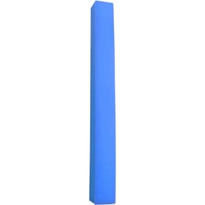 Blue sponge noodle cheerstick with a rectangular shape, featuring a solid colour and a smooth surface.