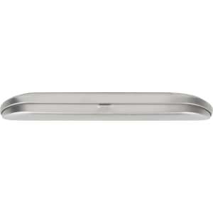 A silver tin with a black foam insert, measuring 175 x 55 x 18mm, designed for pen packaging.