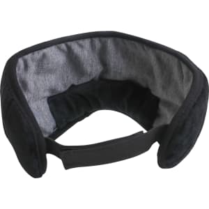 Black Bluetooth sleep headphones with a soft inner lining, designed to wrap comfortably around the head.