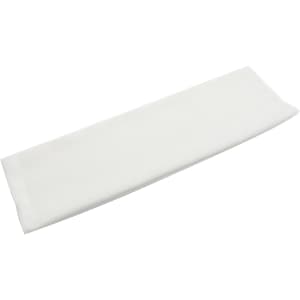 A white quick dry towel featuring a logo, ideal for gym and outdoor use.