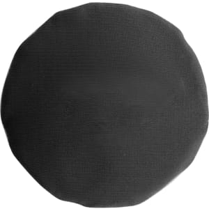 A black water bouncing disc, round in shape, featuring a logo or branding. Suitable for leisure and outdoor activities.