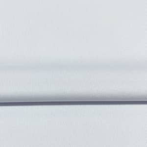 A smooth, light grey fabric showcasing a soft texture, ideal for sportswear or jerseys.