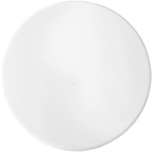 A round, double-sided mirror in a smooth white finish, featuring a simple design with no visible branding.