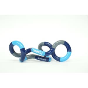A Tangle product in custom colours of blue, navy, and grey, featuring a logo, displayed against a light background.