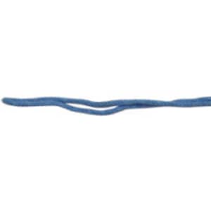 A blue chin strap break-away clip, featuring a sleek and simple design, suitable for various clothing accessories.