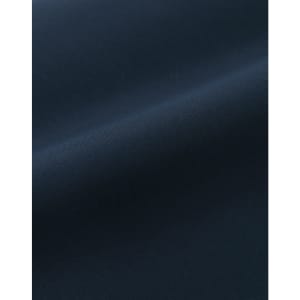 A smooth, dark navy fabric with a sleek finish, showcasing a quilted texture. It has a subtle sheen.