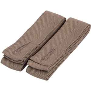 Changeable apron straps in a khaki colour, featuring a textured design and a simple, practical style.