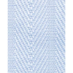 A light blue fabric featuring a subtle self-stripe herringbone pattern.