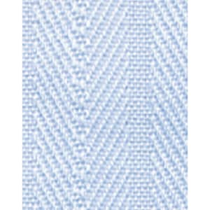 A close-up of a light blue herringbone fabric texture, showcasing a subtle stripe pattern.