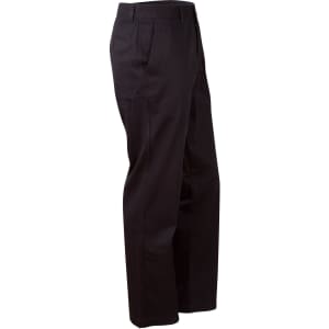 Men's chino pants in black, featuring a sleek design and straight leg cut, with a logo on the waistband.