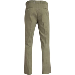 Men's Boston Chino Pants in khaki with a tailored fit and back pocket detailing. Features a logo on the waistband.